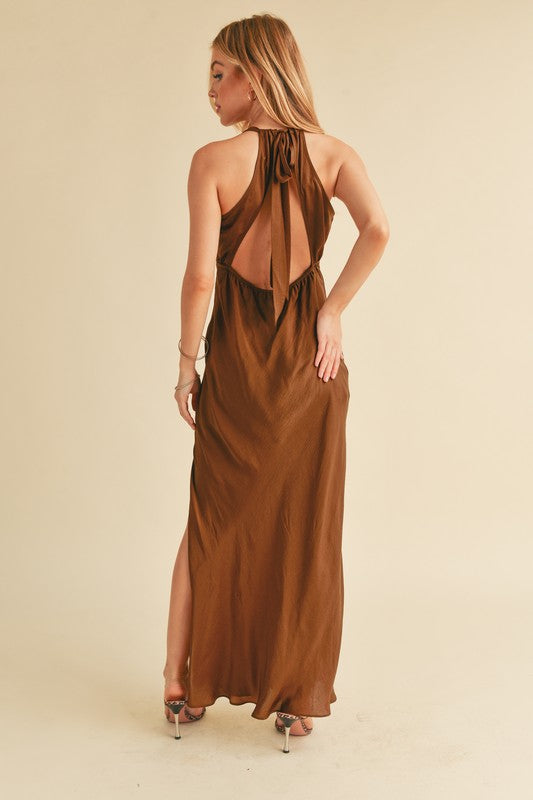 Ruched Side Slit