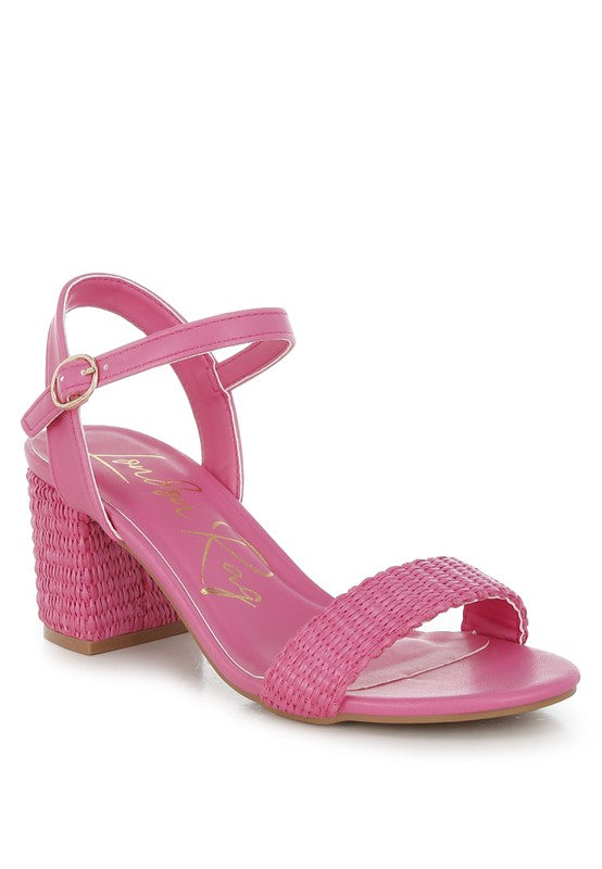 Buckle Block Heels