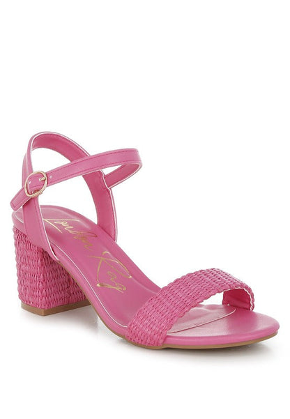 Buckle Block Heels