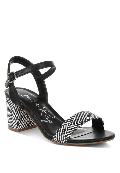 Buckle Block Heels