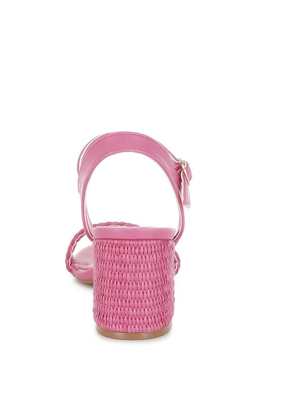 Buckle Block Heels