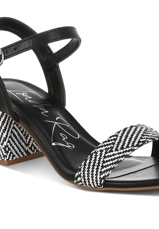 Buckle Block Heels