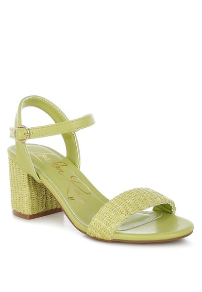 Buckle Block Heels