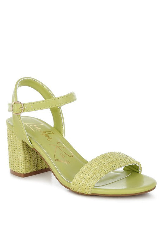 Buckle Block Heels