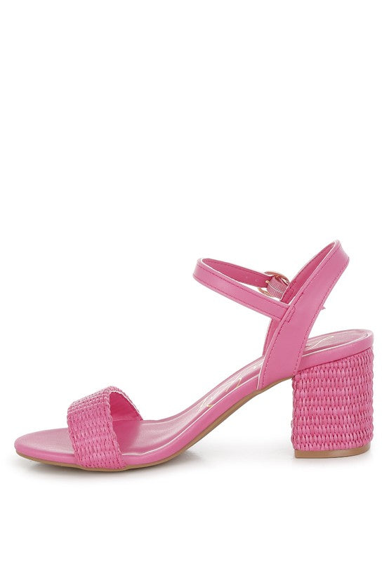 Buckle Block Heels