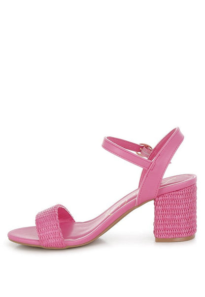 Buckle Block Heels