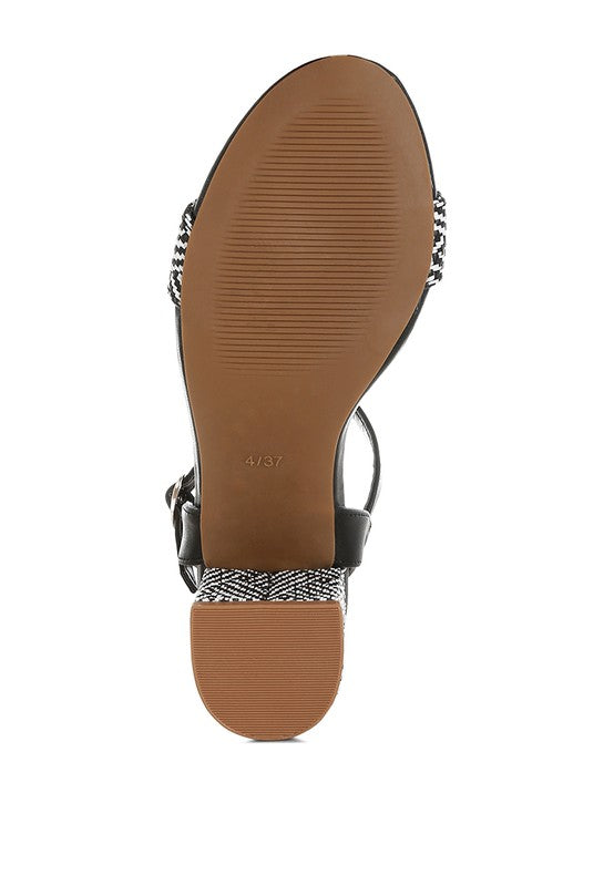 Buckle Block Heels