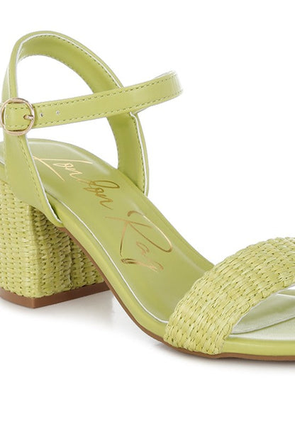 Buckle Block Heels