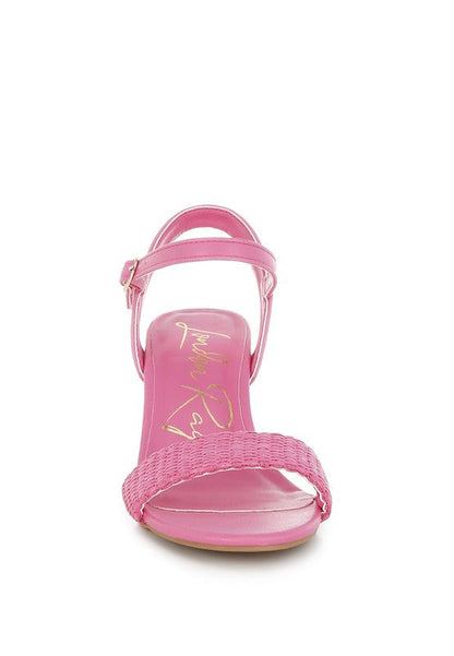 Buckle Block Heels