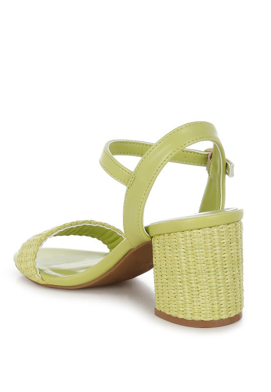 Buckle Block Heels