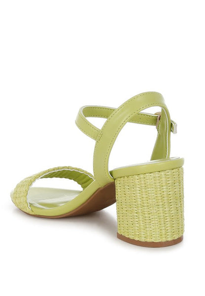 Buckle Block Heels
