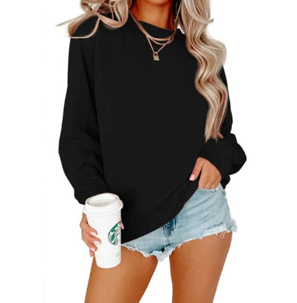 Crew Neck Hoodie - Long Sleeve